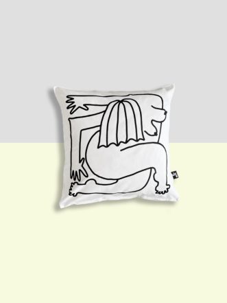 COUSSIN AZADEH blanc ©wow illustrations